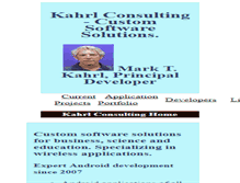 Tablet Screenshot of kahrlconsulting.com